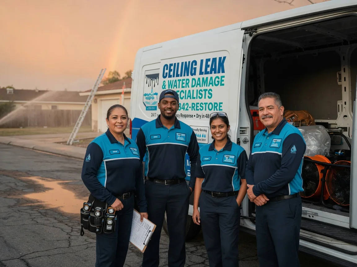 Ceiling Leak Cleanup company in Elm Mott, TX