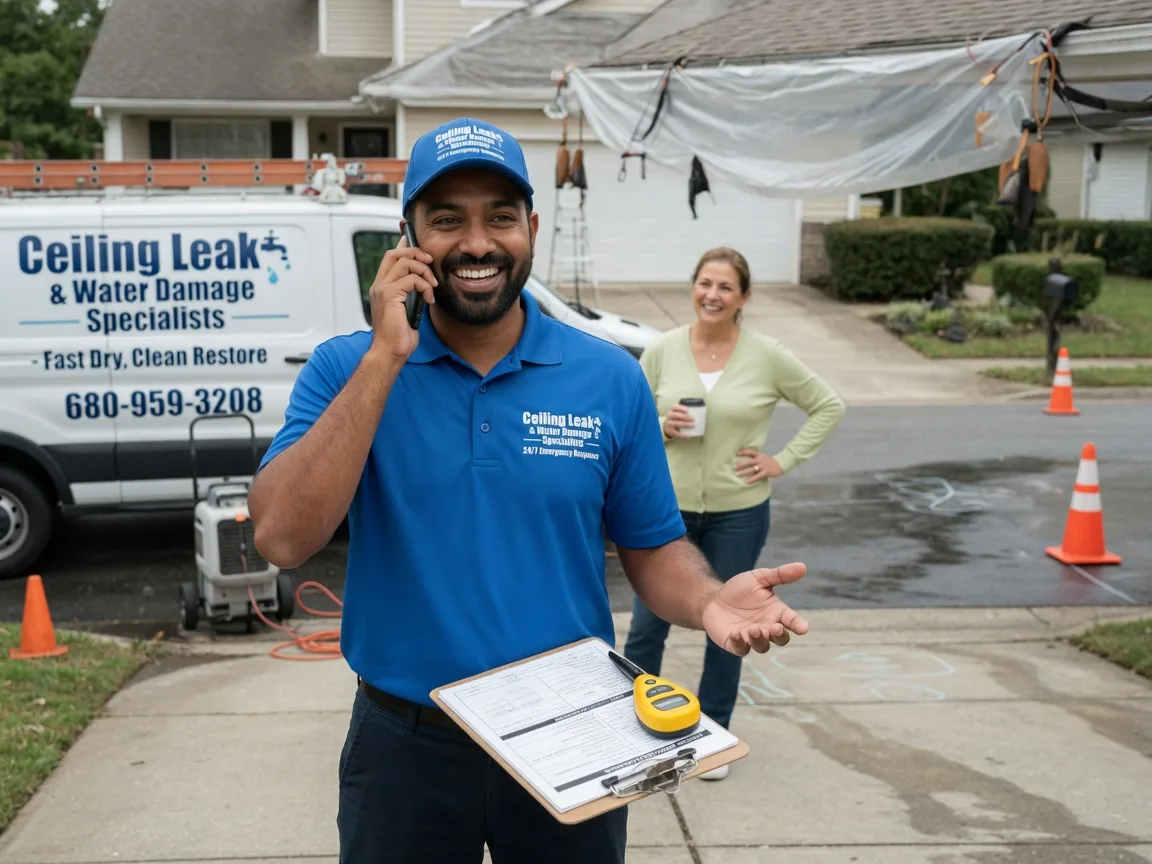 Ceiling Leak Cleanup Elm Mott, TX FAQs